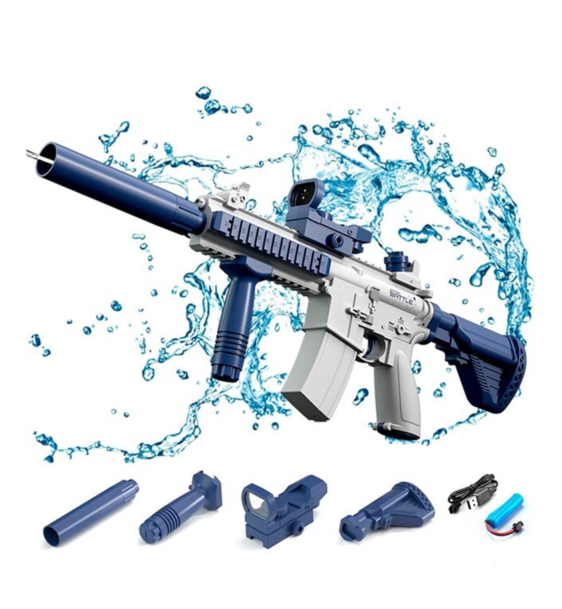 Pistola Agua Eléctrica M416 - 1