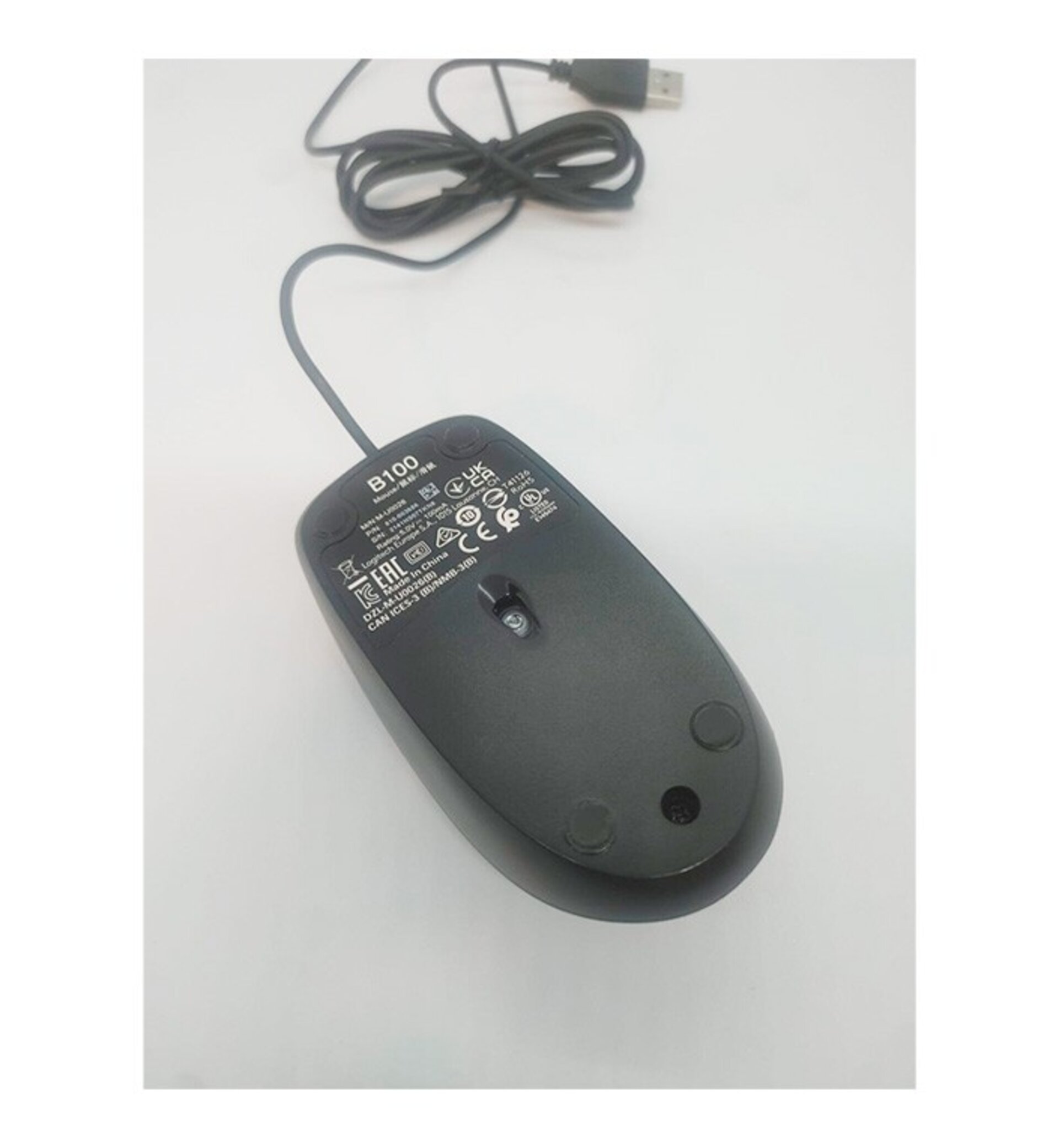 Ratón Logitech B100 óptico - 2