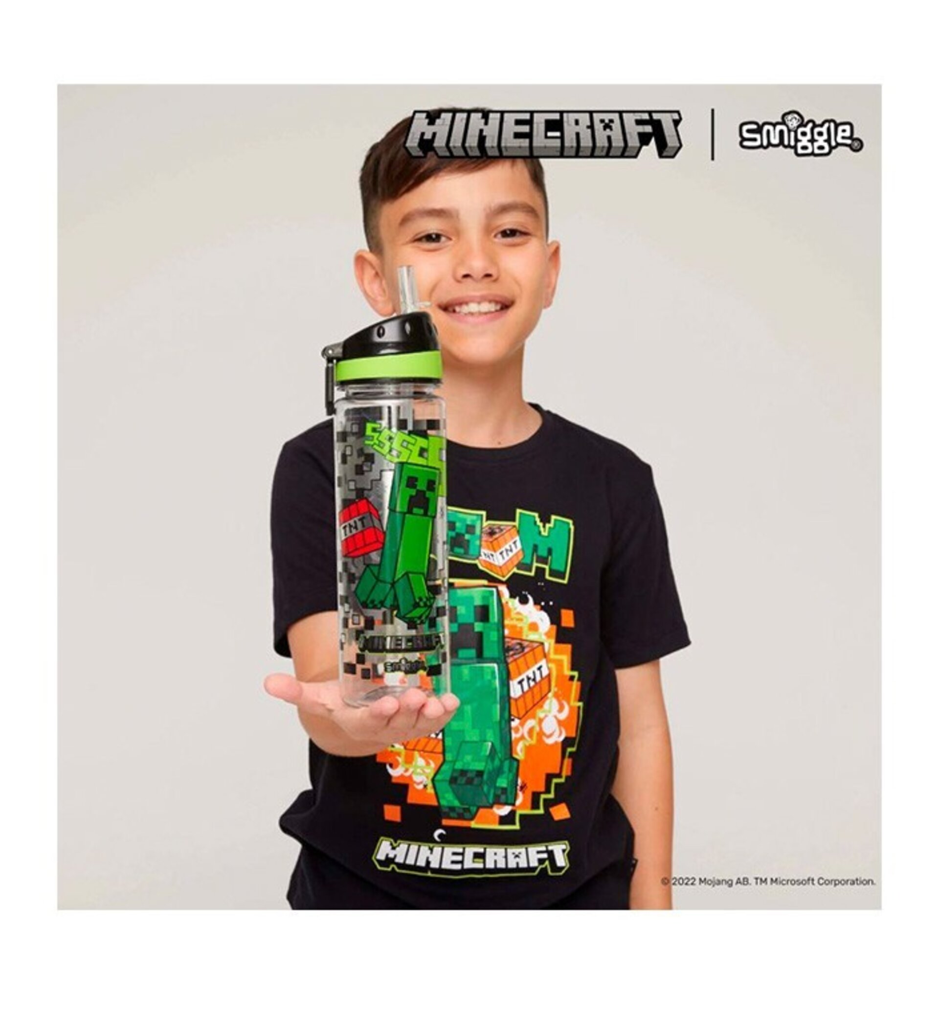Botella Minecraft Smiggle 650 ml - 3
