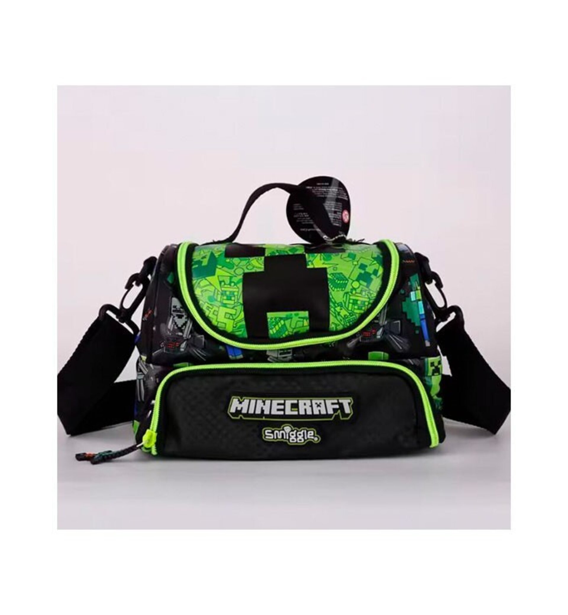 Merendera de doble bolsillo con correa Minecraft - 1