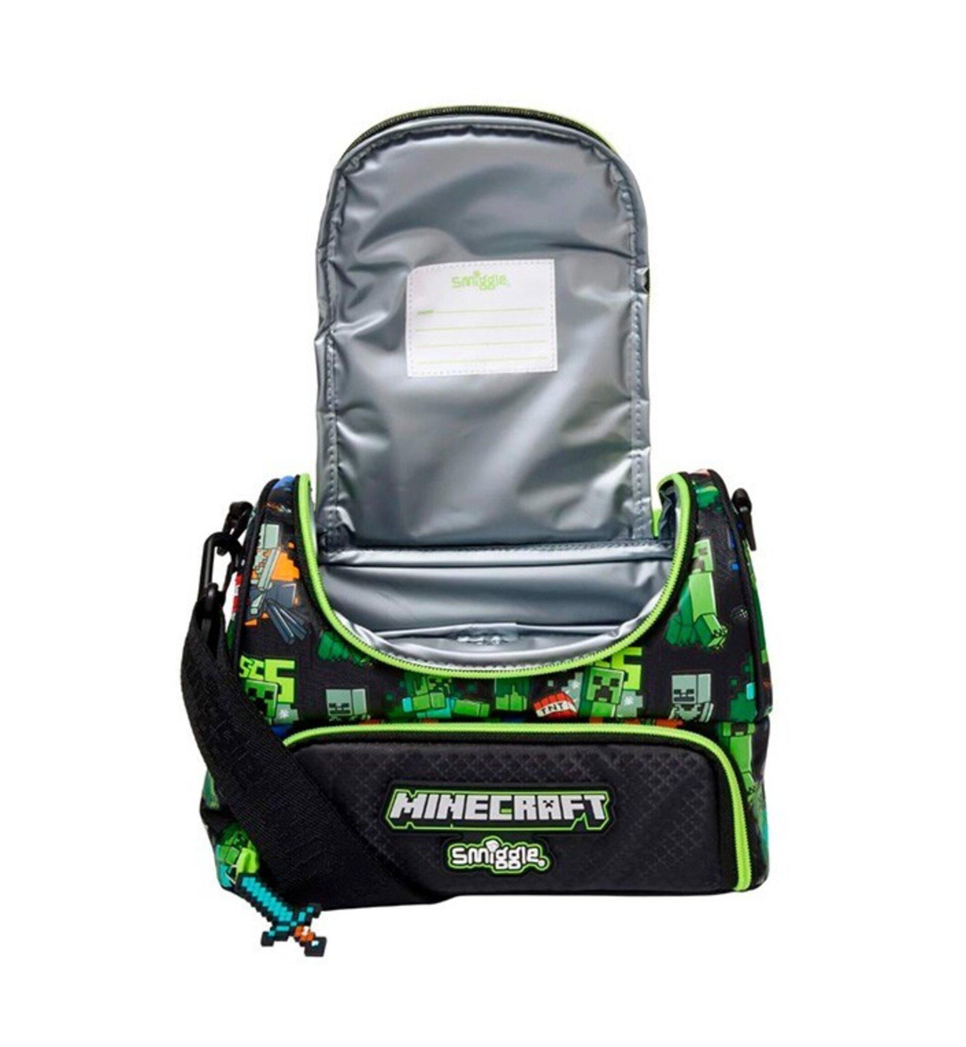 Merendera de doble bolsillo con correa Minecraft - 3