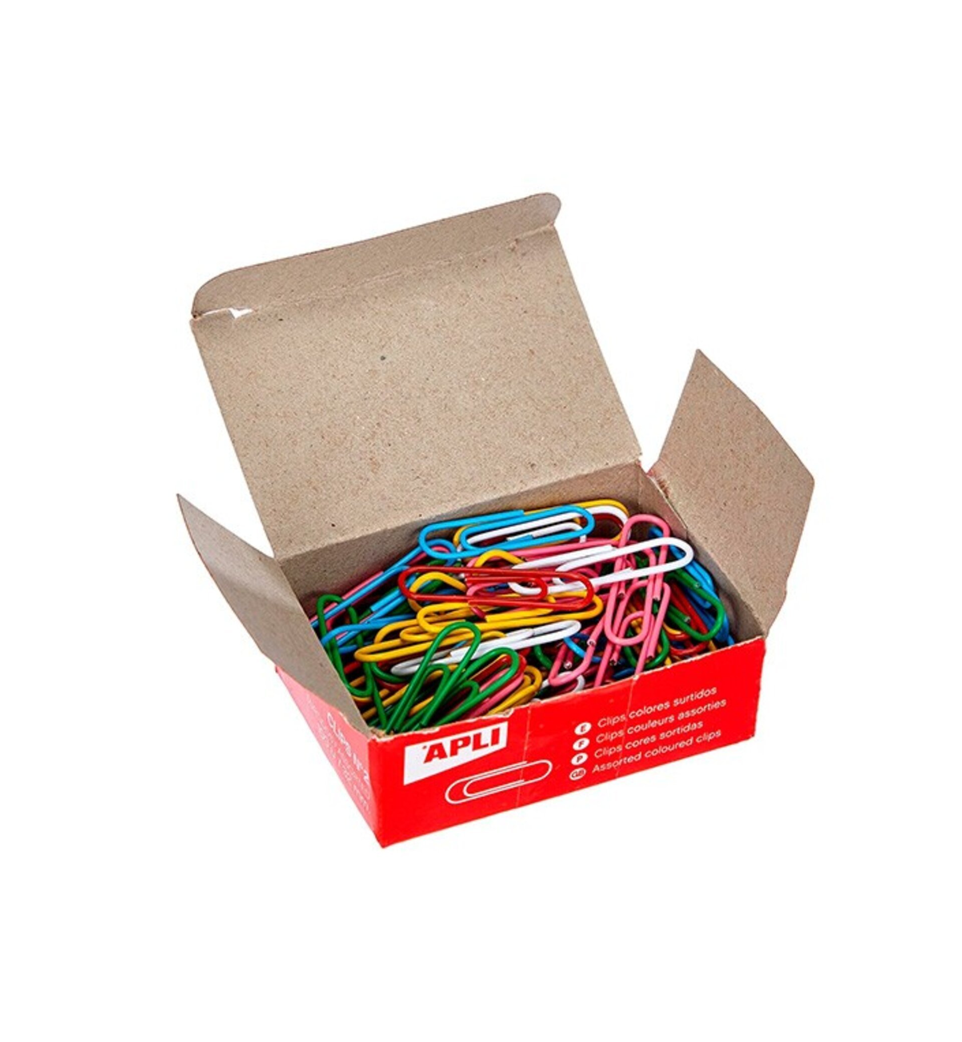 Caja Clips APLI Multicolor 32 mm - 2