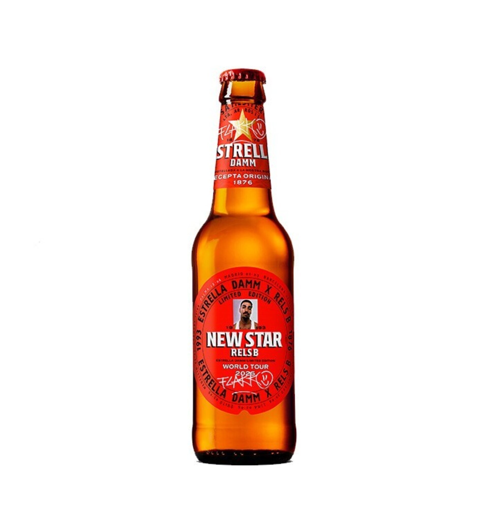 Botella Edición Limitada Rels B Estrella Damm - 1