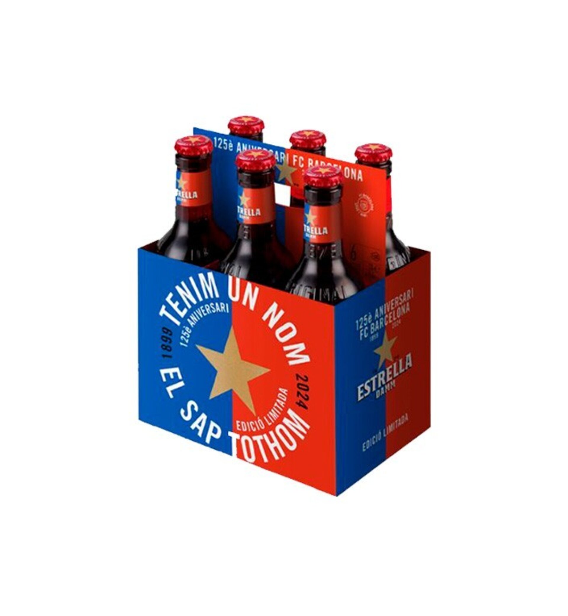 Botella Edición F.C. Barcelona 125 años Estrella Damm - 2