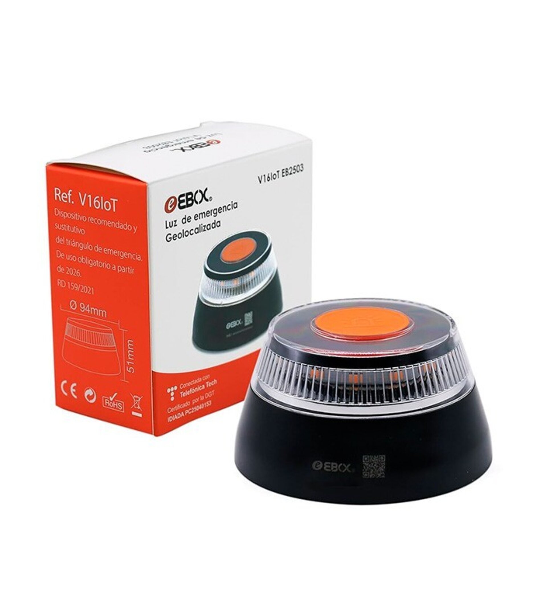 Baliza Ebox V16 Geolocalizada Homologada DGT - 1